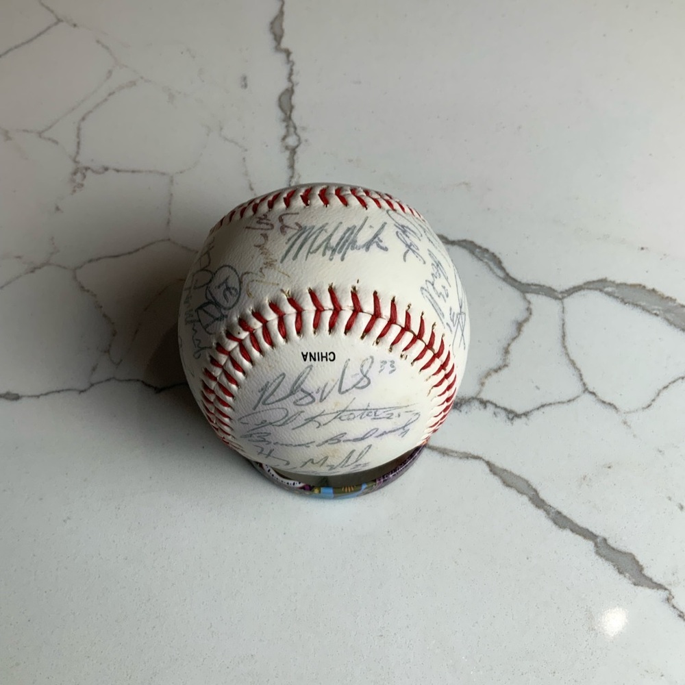 Rare 1997 FSU Team-Signed Baseball Featuring Legend Mike Martin
